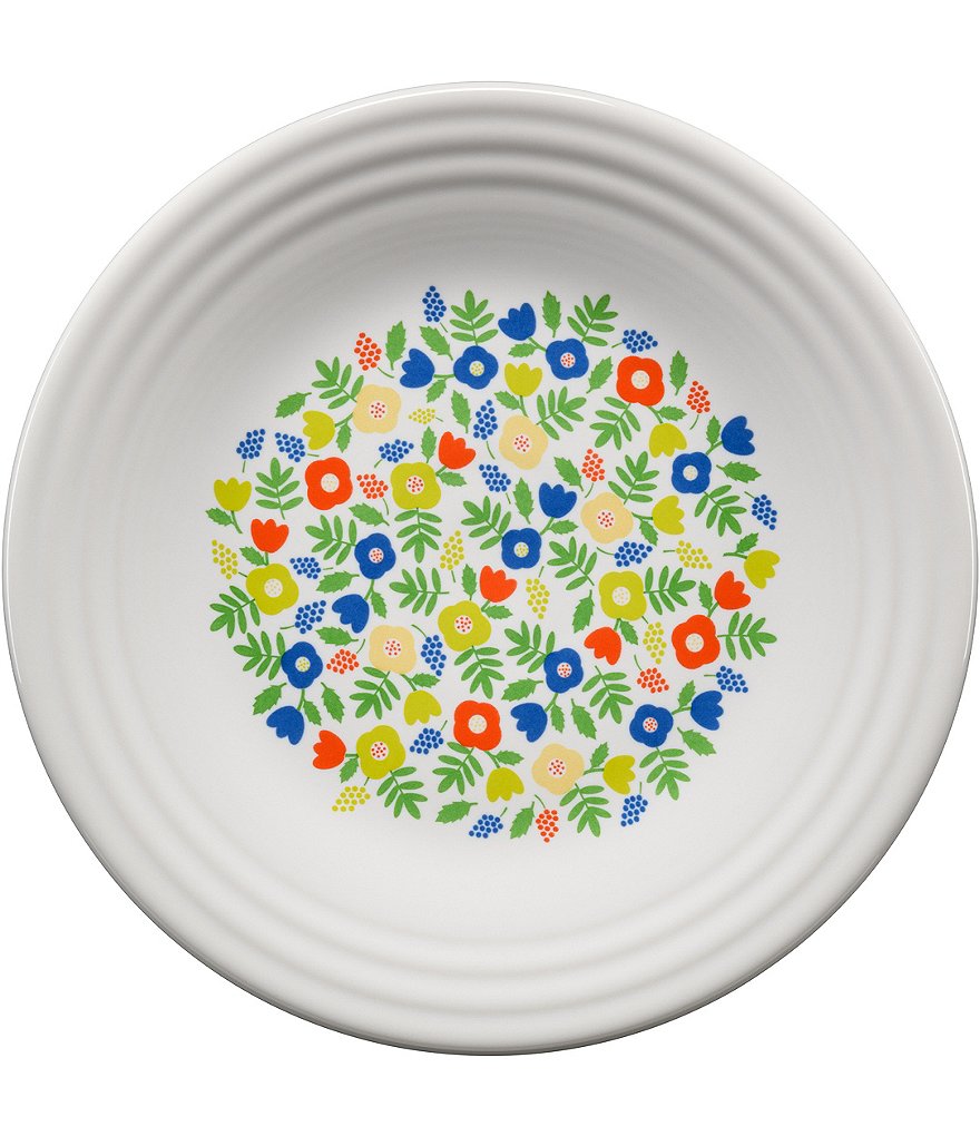 Fiesta Spring Flowers Luncheon Plate