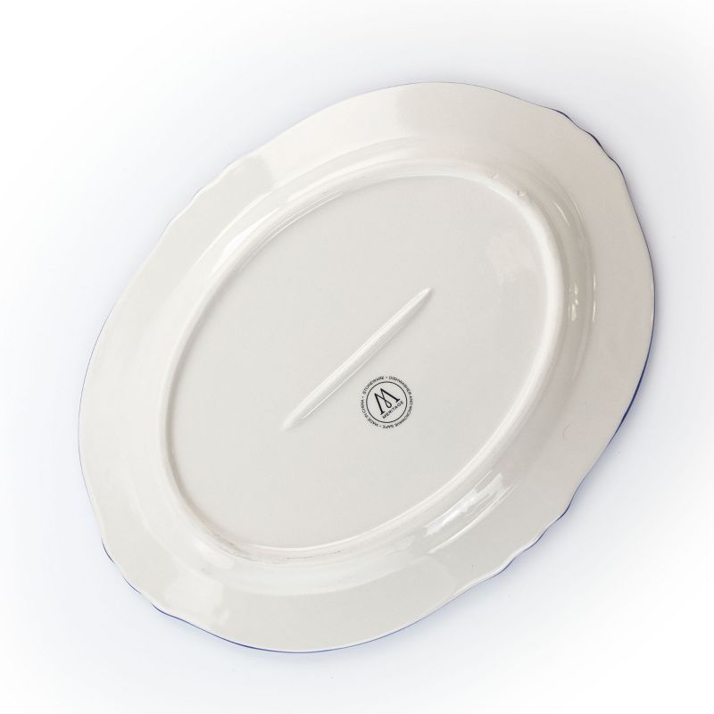Meritage Botany 14.5 Inch Oval Stoneware Serving Platter