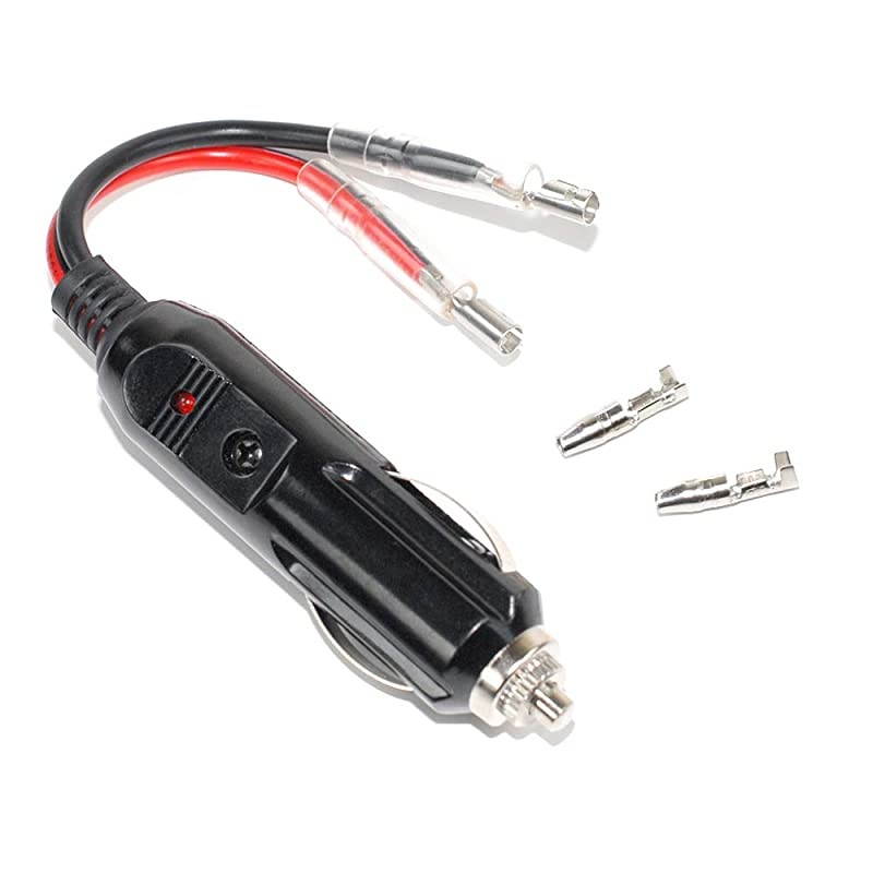 12V DC Cigarette Lighter Power Supply Leads for Uniden Midland Cobrad Radioshack CB Kenwood yaesu icom Motorola 2-Way Radio Scanner