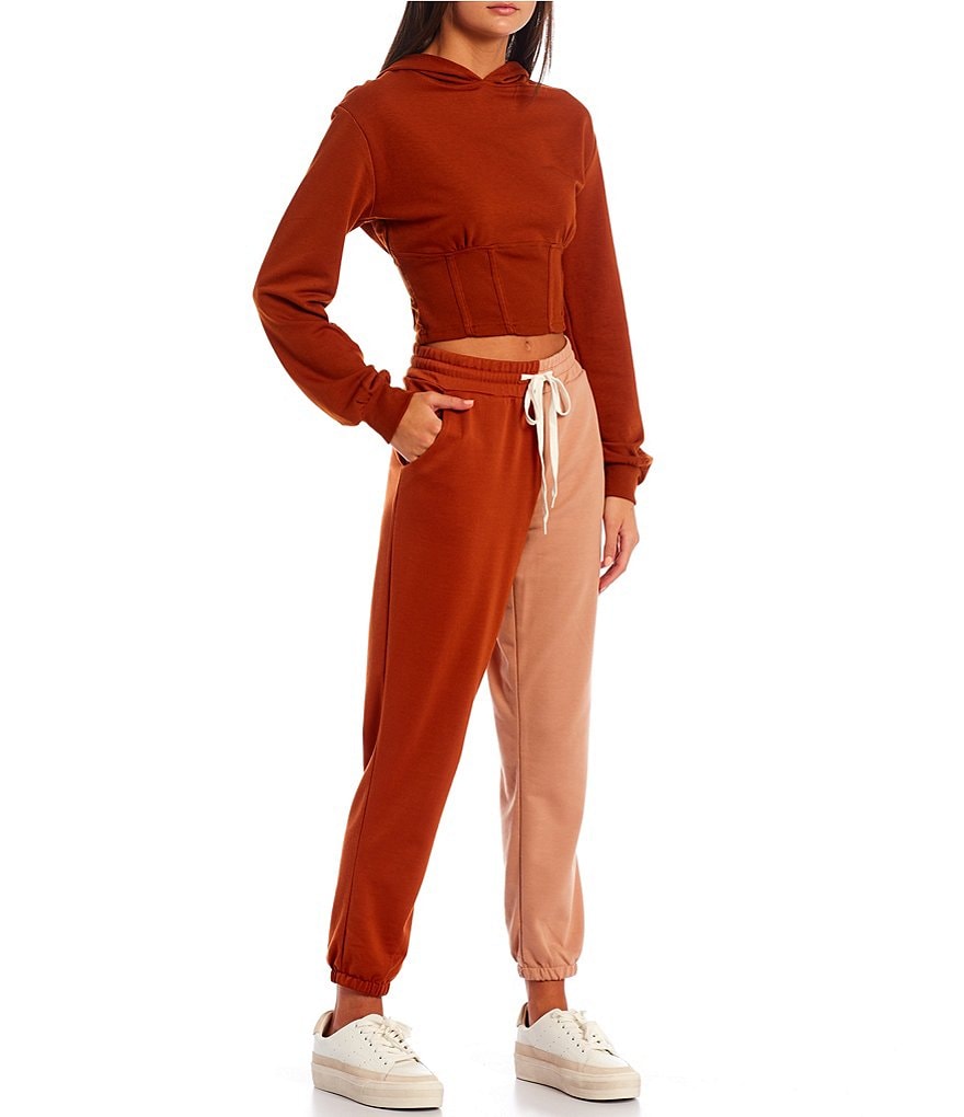 Honey & Sparkle Long Sleeve Corset Hoodie