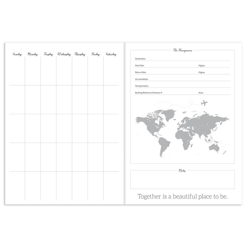 Undated Wedding Planner 7.5"x 10.25" Pastel Blue - TF Publishing