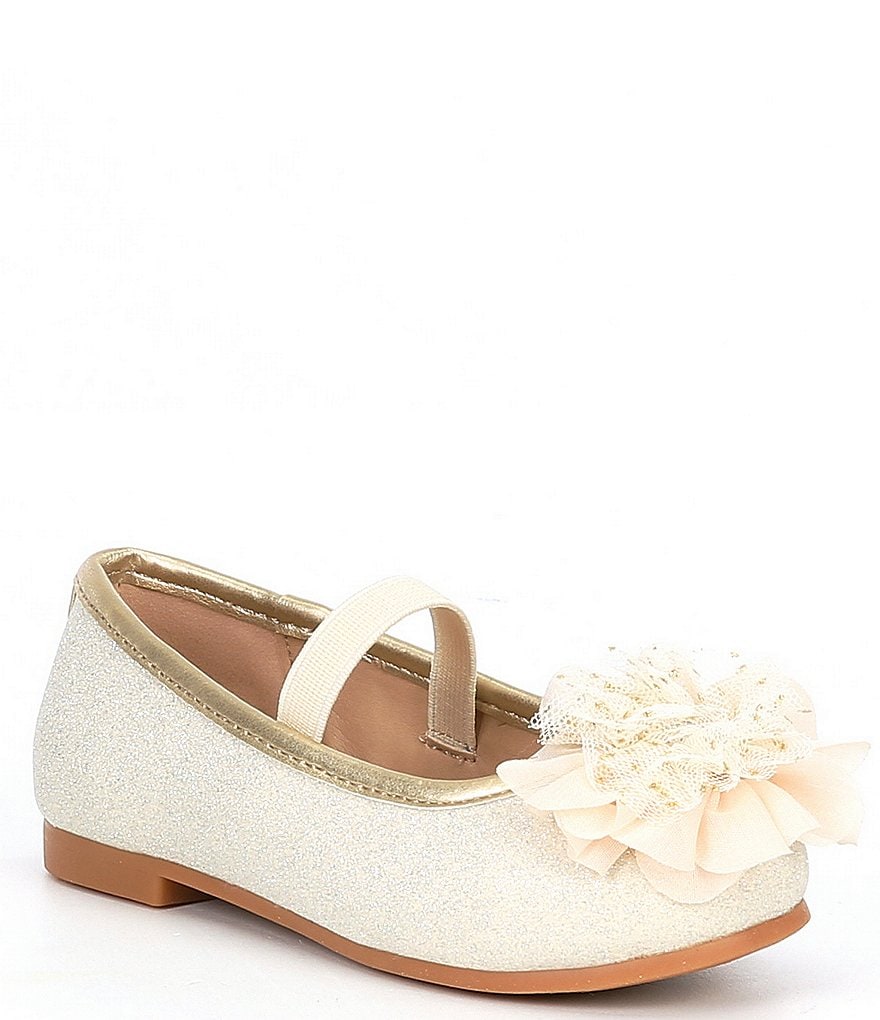 Copper Key Girls' Surely-T Glitter Ballet Flats (Infant)