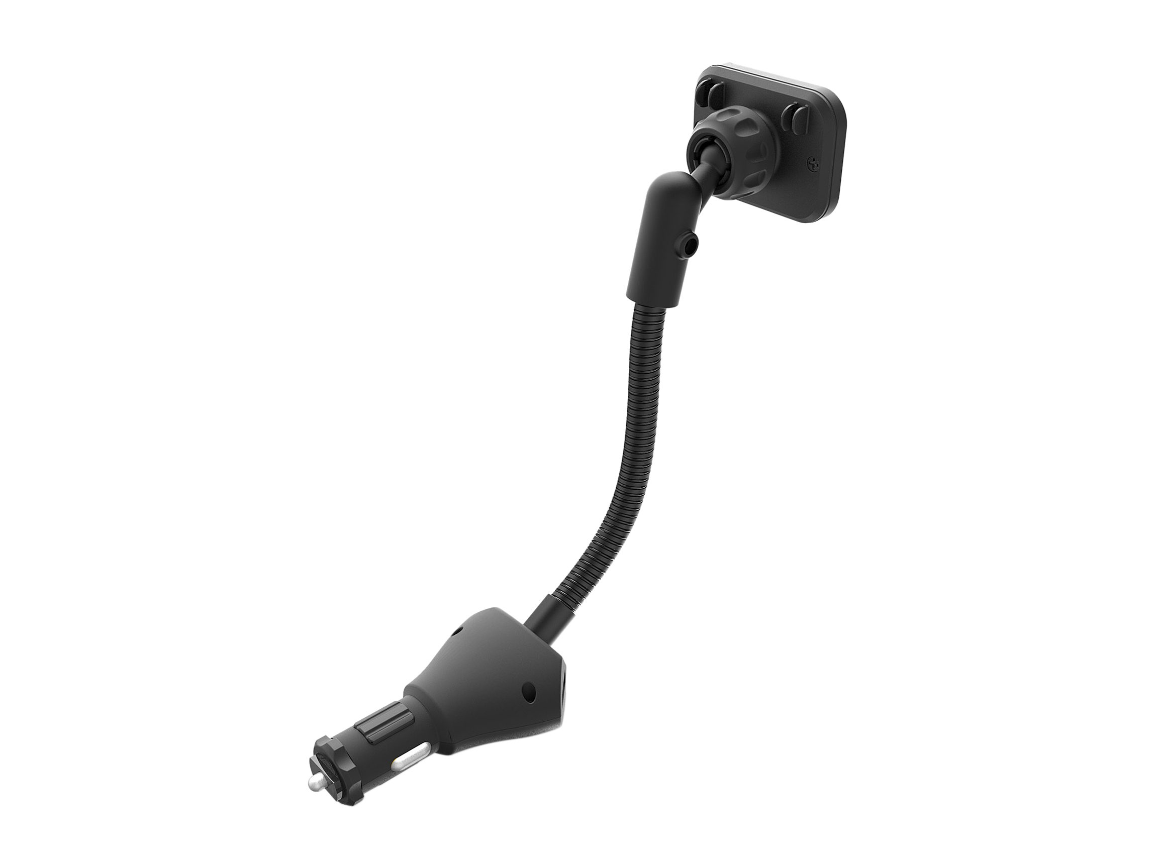 ProHT Black 12V DC Magnetic Phone Mount with USB Charger 05373