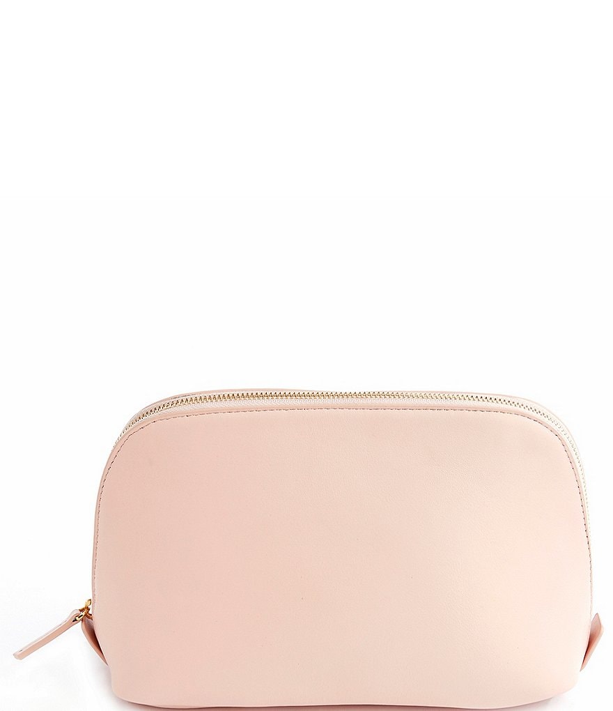 ROYCE New York Leather Large Cosmetic Bag