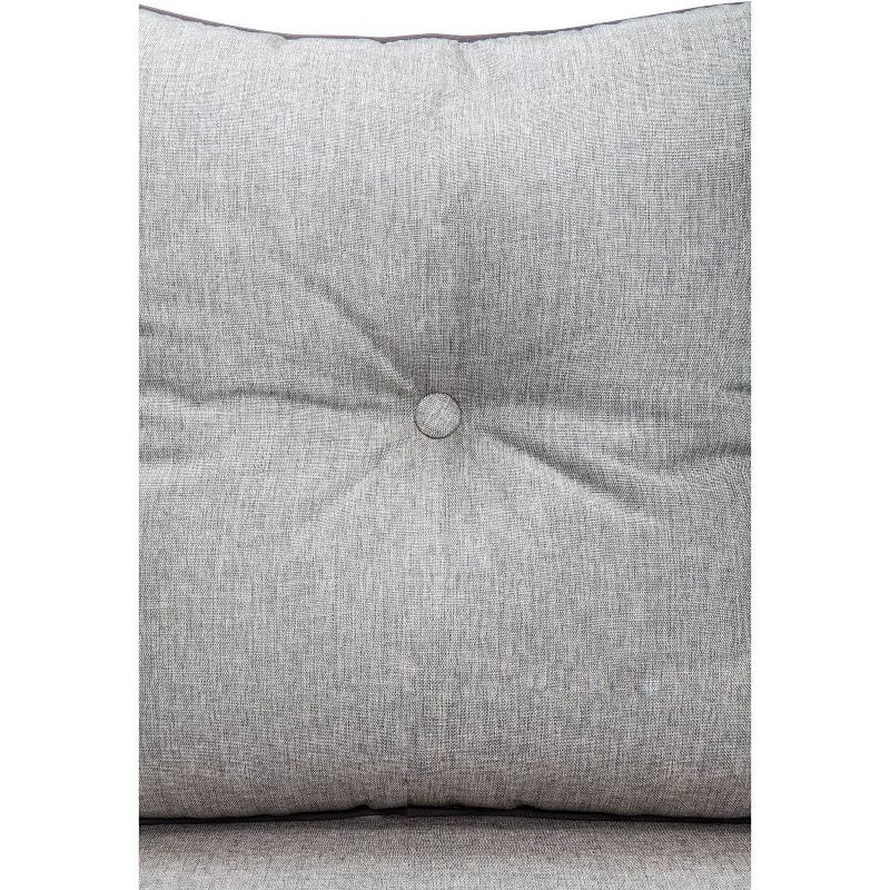 Hanover Lavallette 8pc Outdoor Dining Set with Table Umbrella and Base