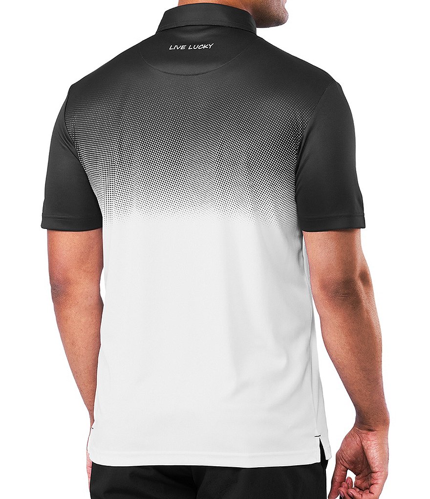 BLACK CLOVER Short-Sleeve Fade Golf Polo