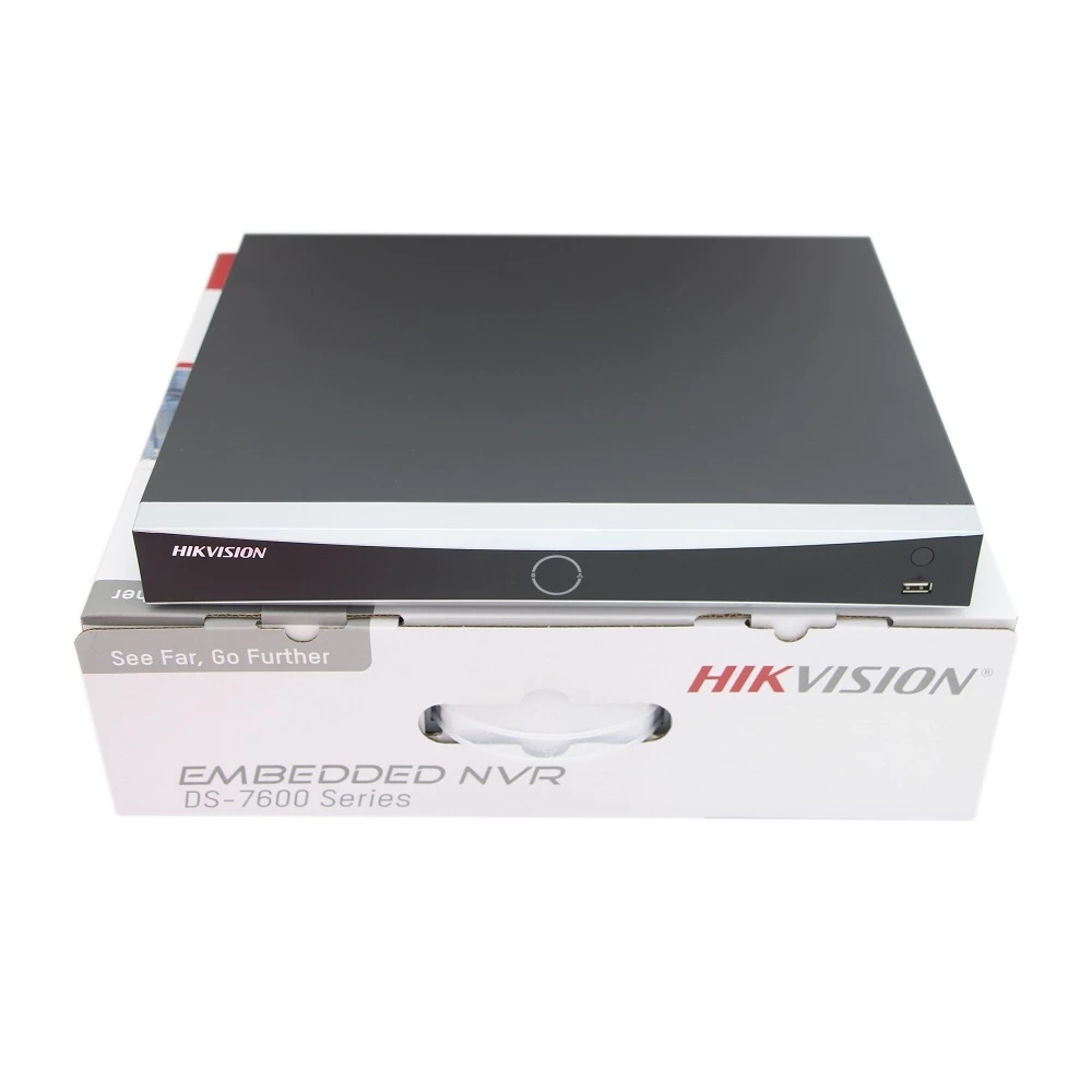 Hikvision NVR DS-7608NXI-I2/8P/S 8-ch Acusense 4K/8MP 1U 8 POE Surveillance Network Video Recorder 4-ch Facial Recognition