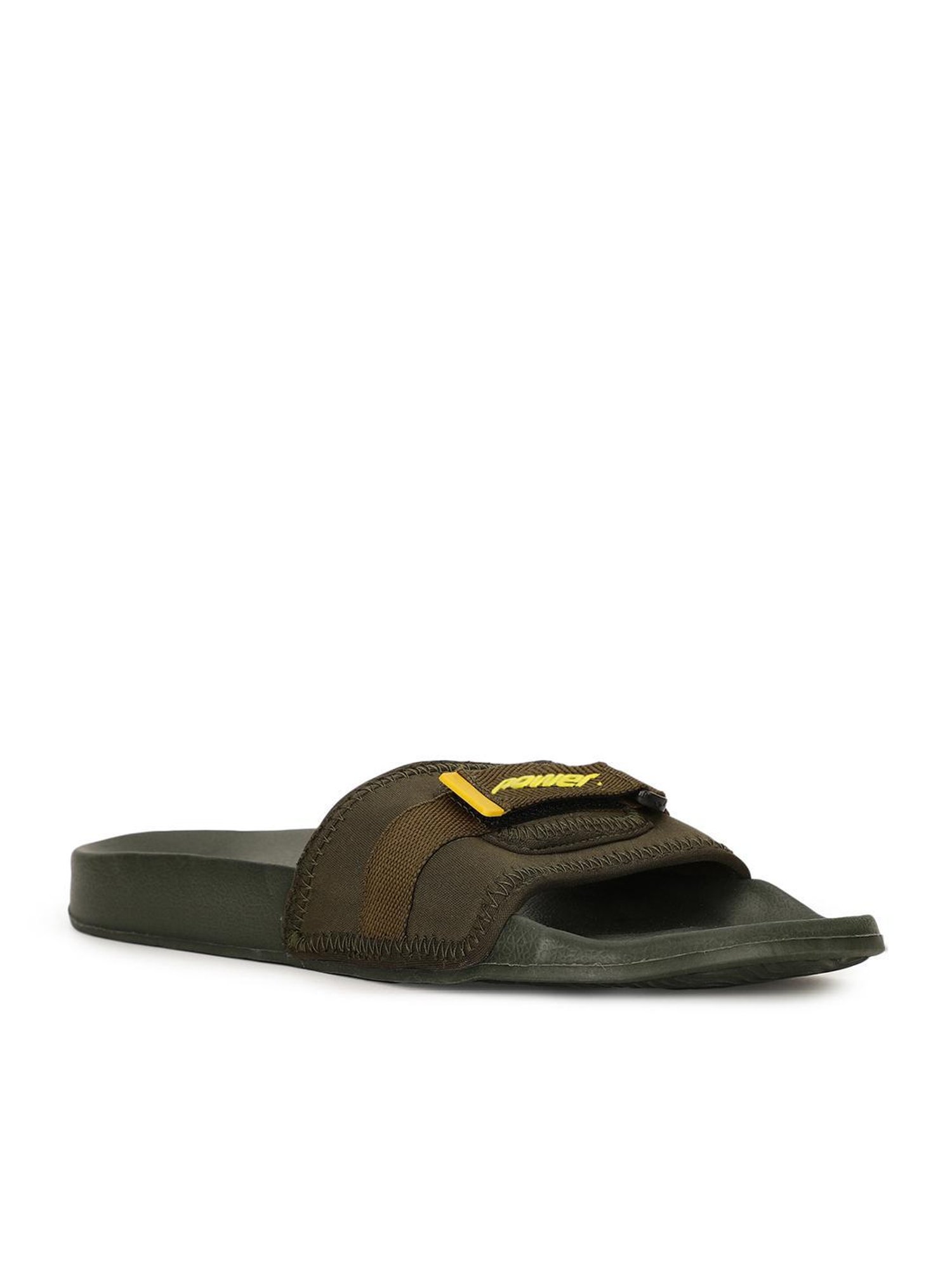 Power by Bata Men's Olive Slides