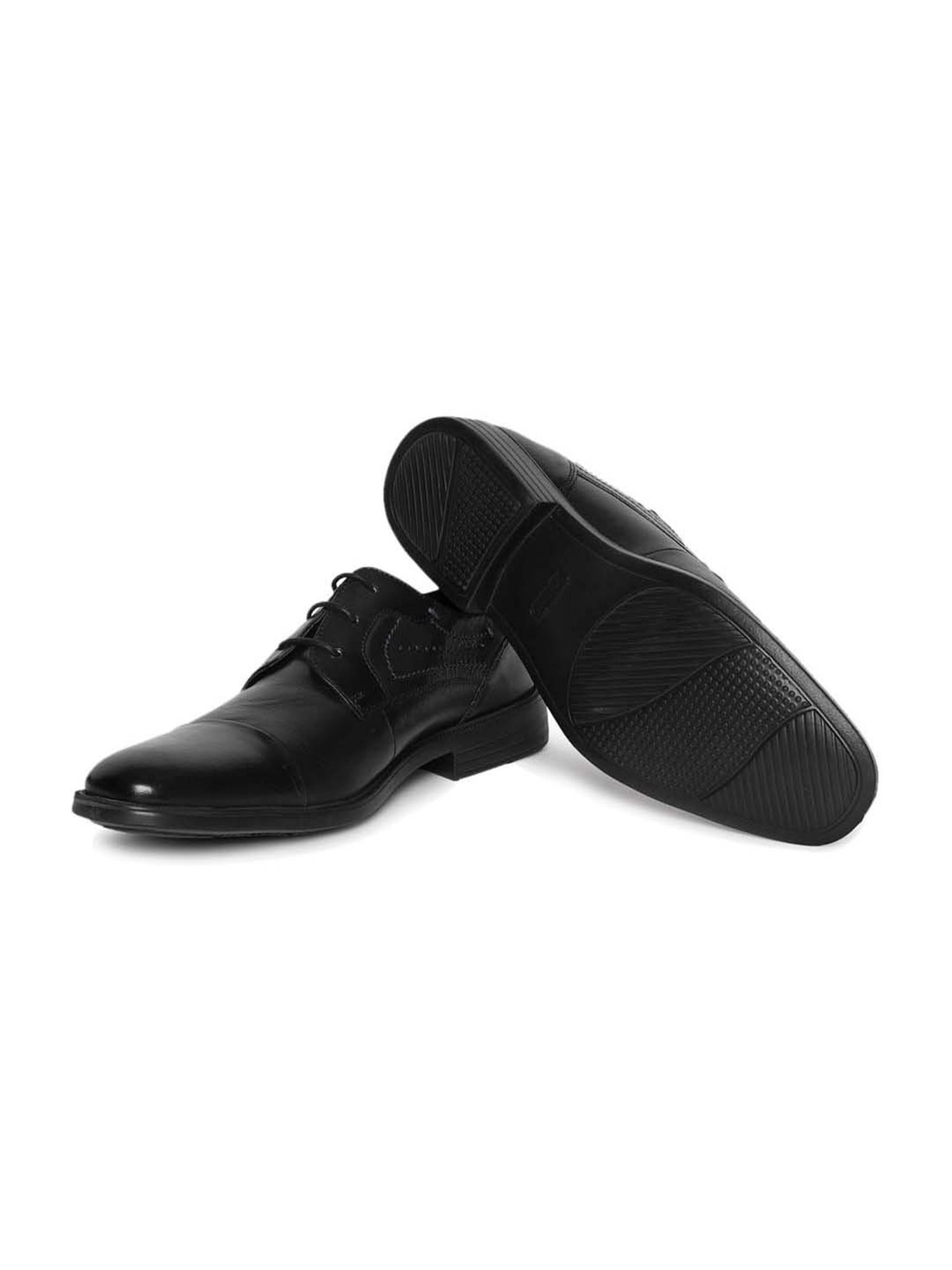 Gabicci Men's Birmingham Black Derby Shoes