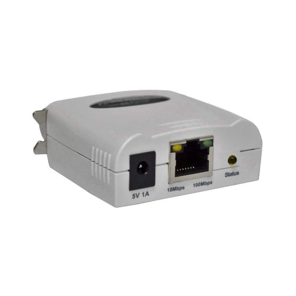X-MEDIA 1-Port Fast Ethernet Parallel Print Server, 10/100Mbps Parallel Port Print Server [XM-PS110P]