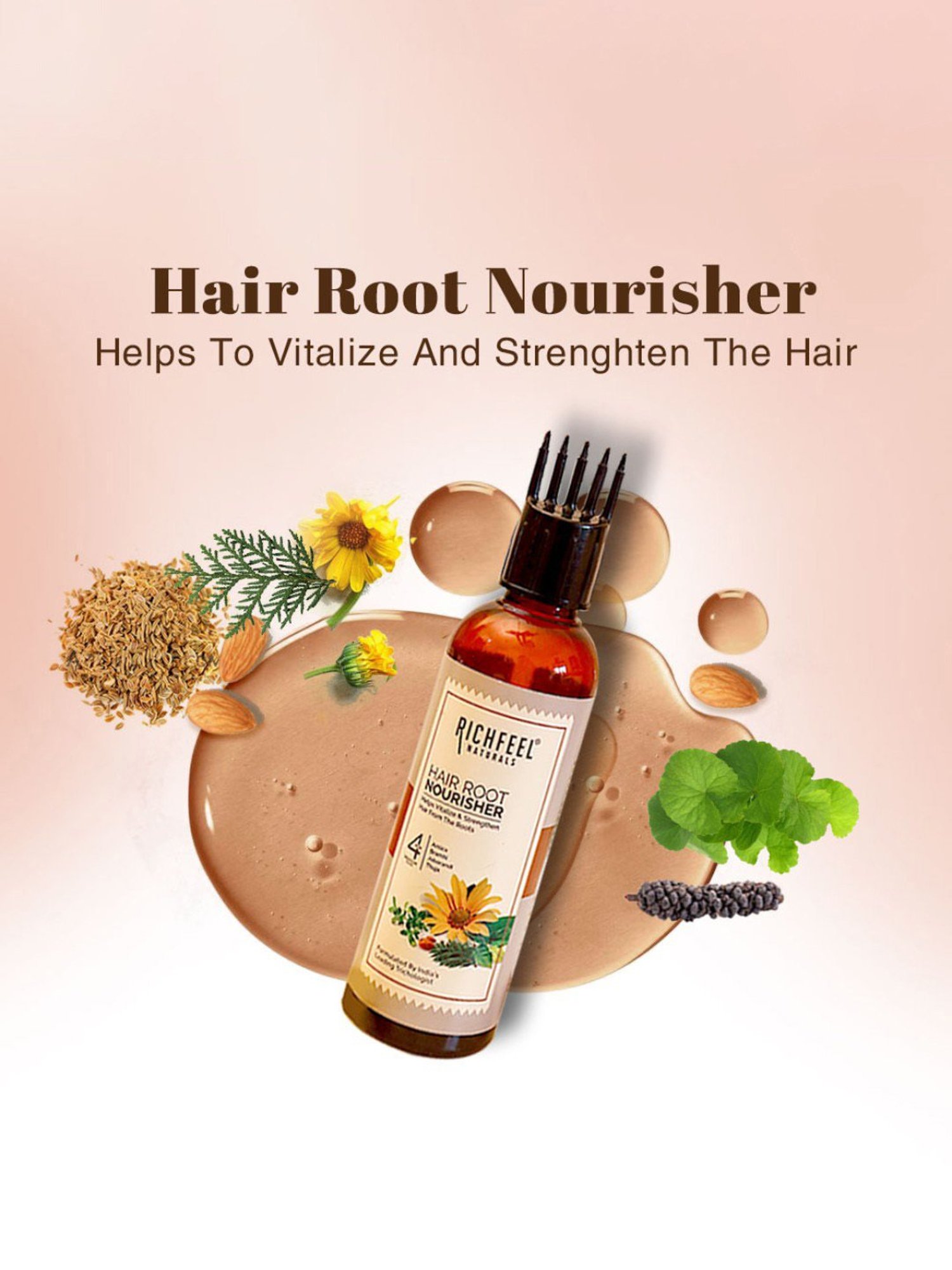 Richfeel Hair Root Nourisher - Pack of 2