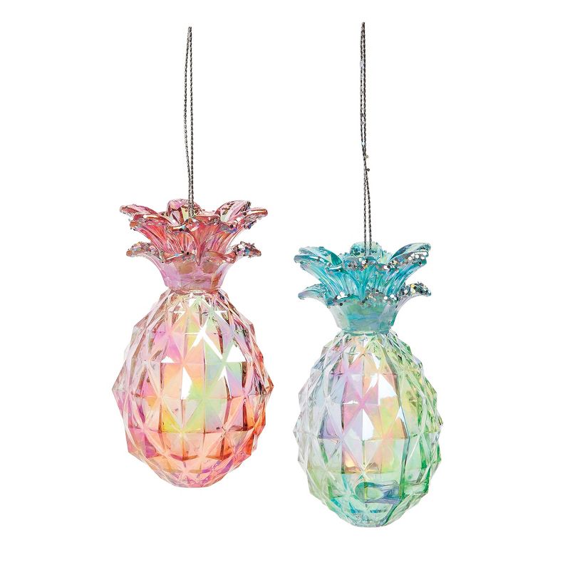 Gallerie II Sparkle Pineapple Orn, A/2