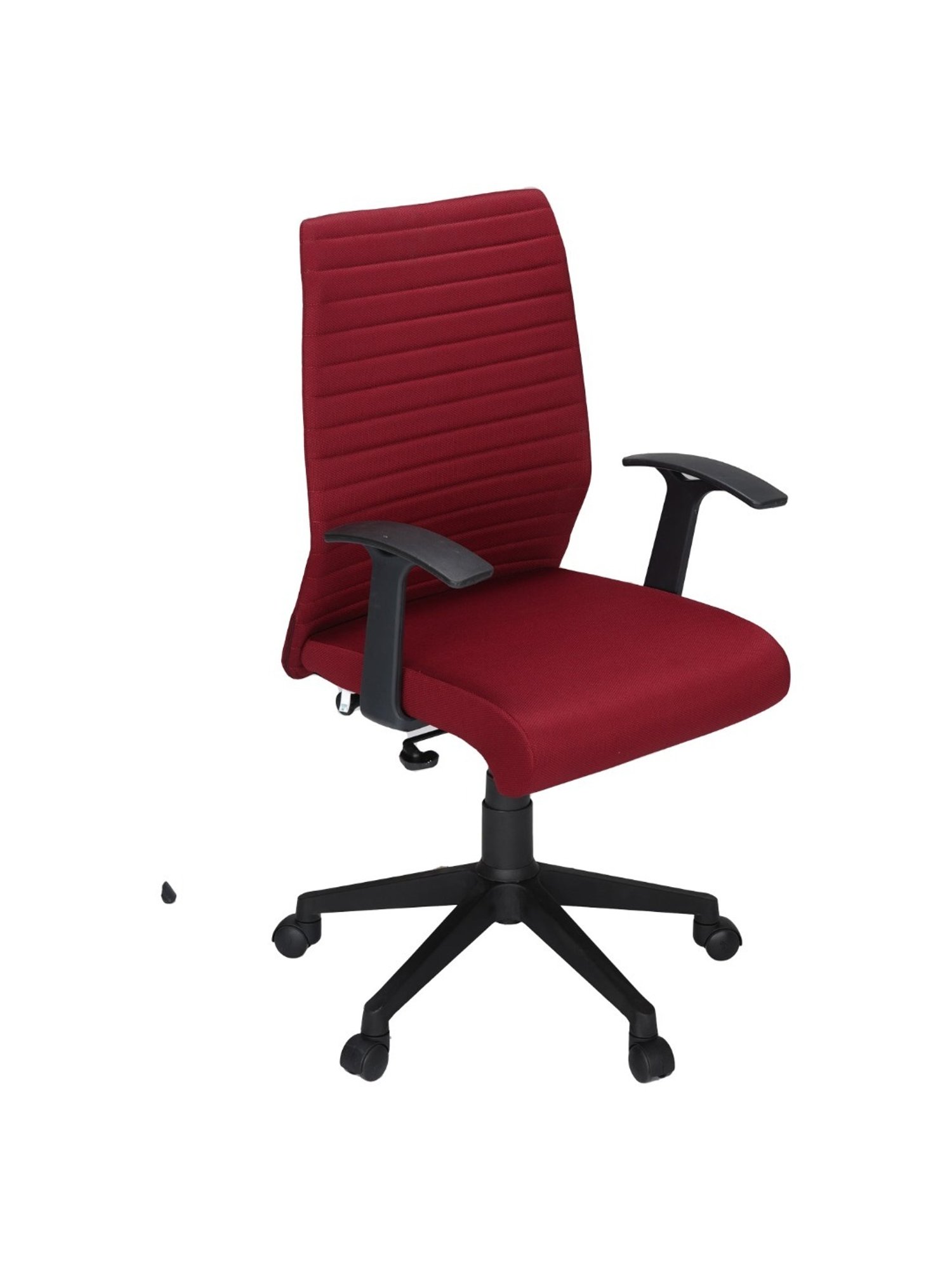 Nilkamal Thames Black PU Foam Mid Back Chair