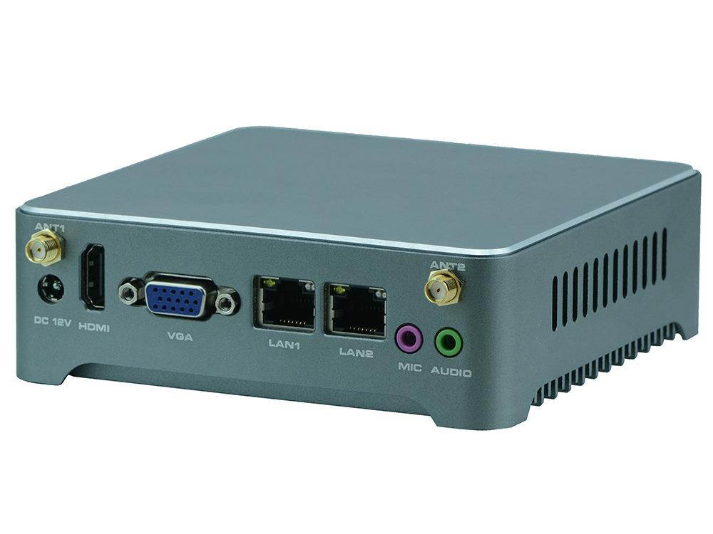 Desktop Computer Fanless Mini PC NANO PC Windows 10 OEM/ Linux With Intel Celeron N2805 Partaker N3 1 LAN 8G RAM 240G SSD