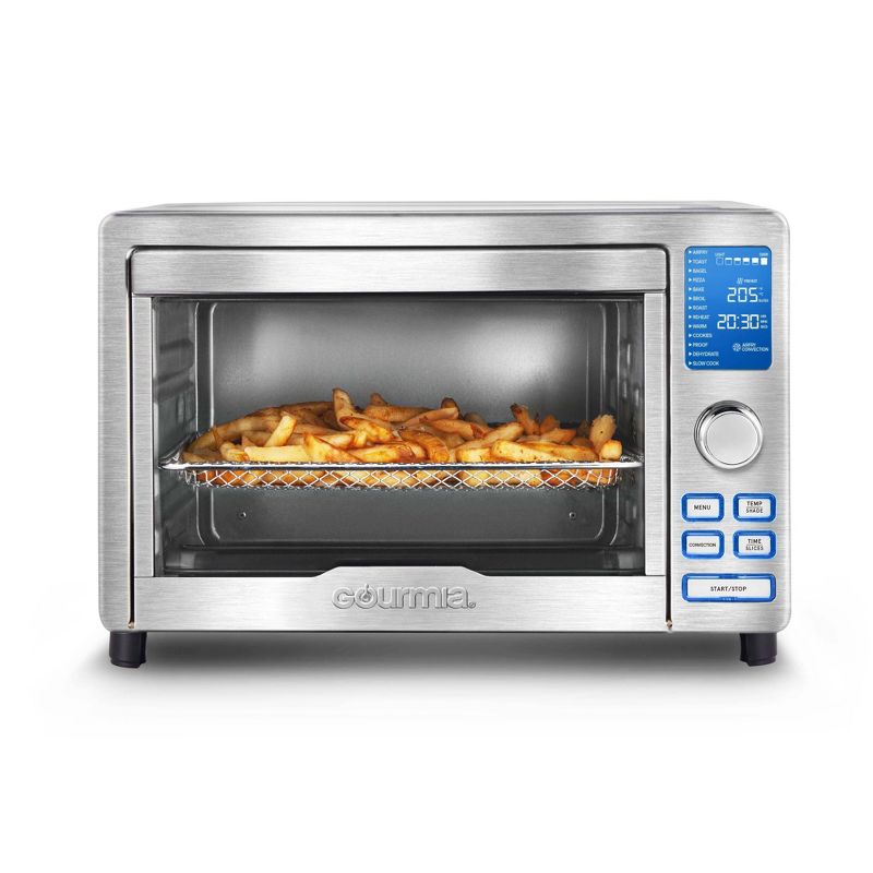 Gourmia Digital Stainless Steel Toaster Oven Air Fryer – Silver