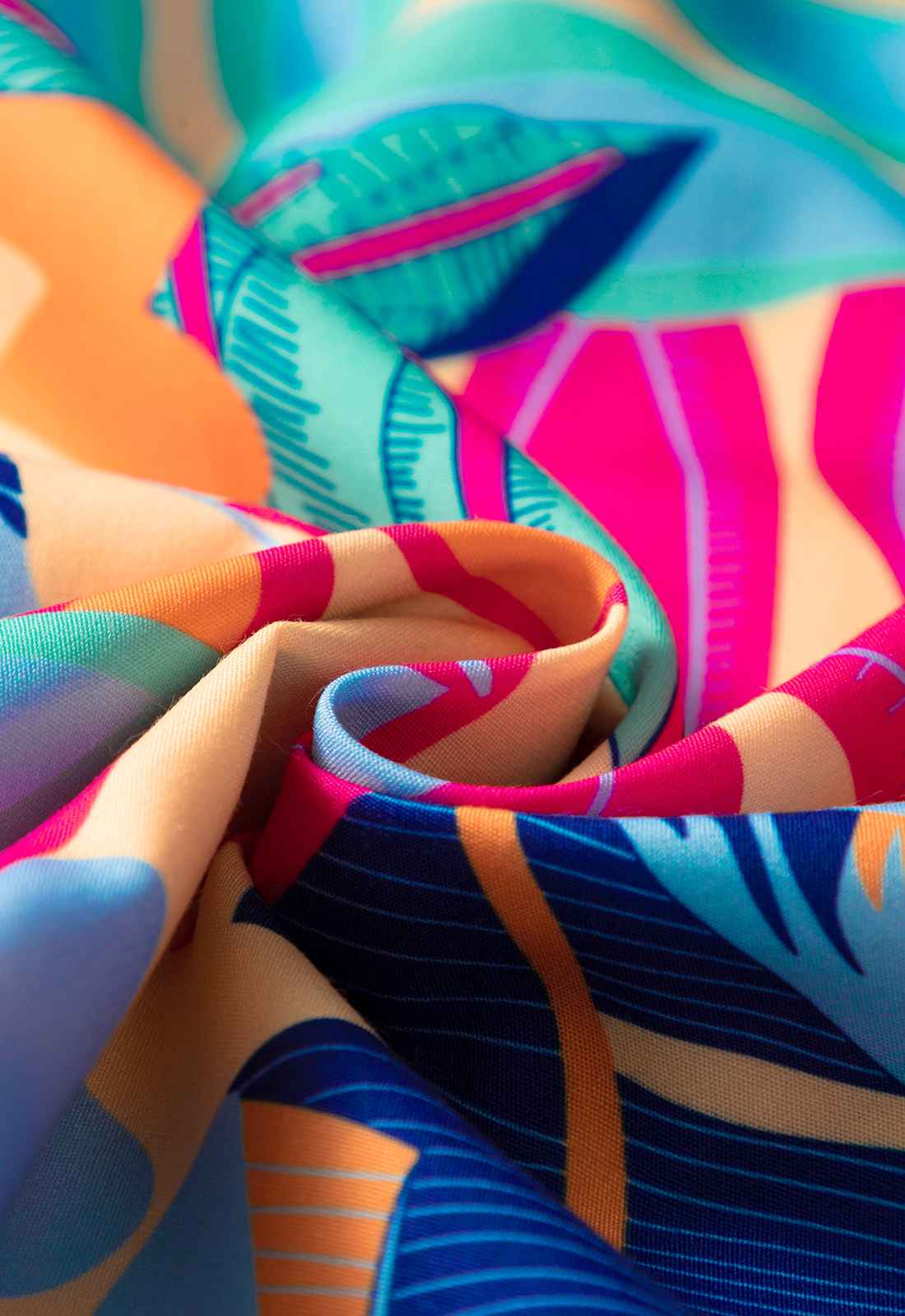 Black Leopard Patchwork Split Neck Ruffle Plus Size Dress