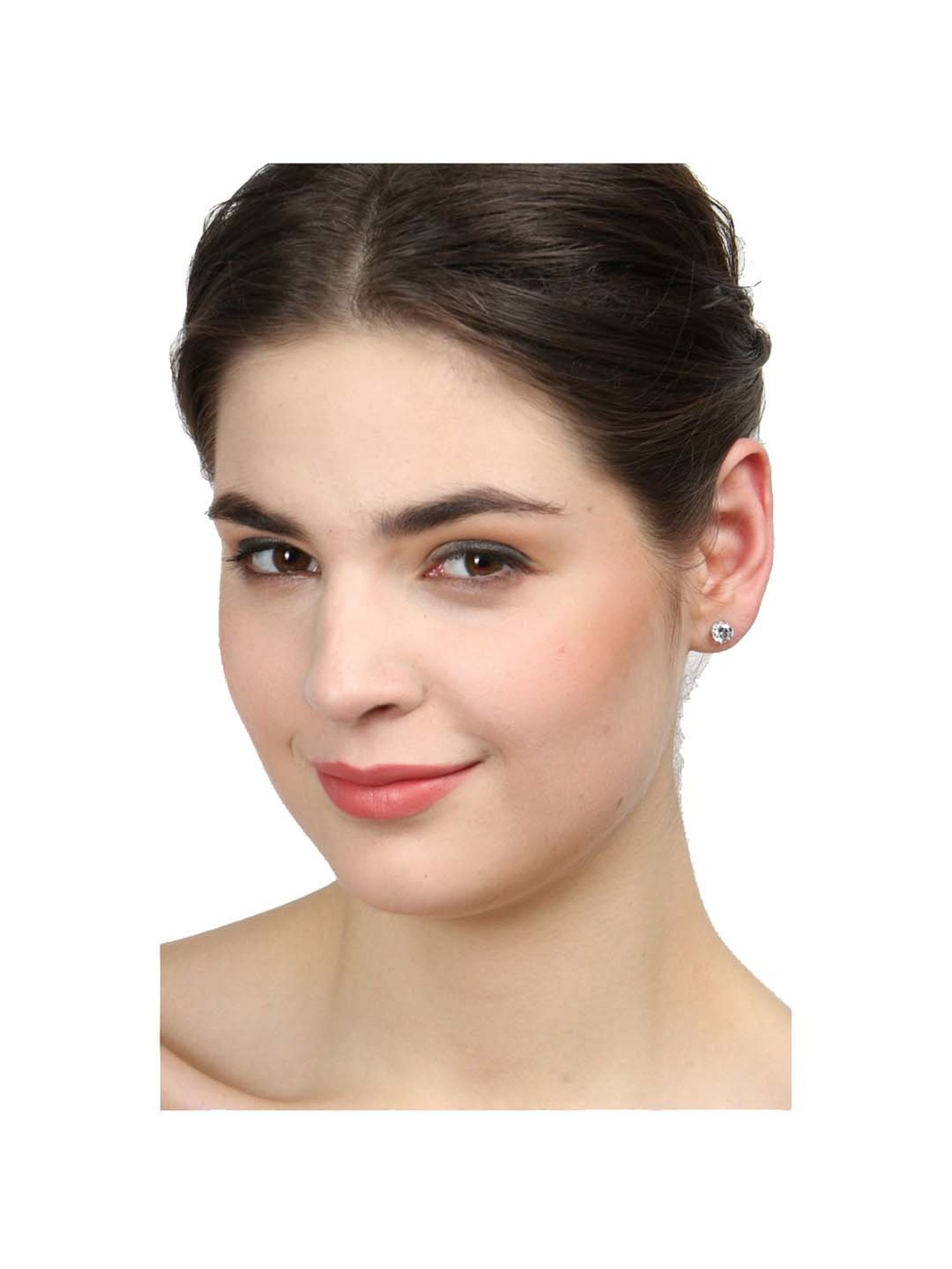 Clara 92.5 Sterling Silver Lily Earrings for Women