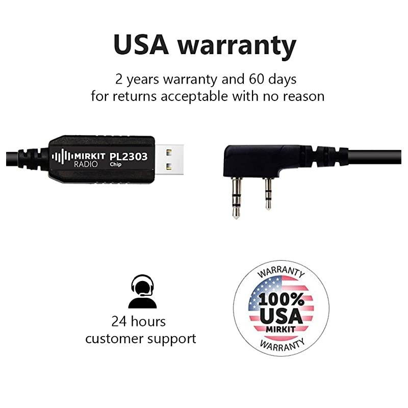 USB Baofeng Programming Cable Basic Model PL2303 Chip for Baofeng Two Way Ham Portable Radios UV5R 5RA 5R Plus 5RE bf F8HP UV3R Plus BF888SUV82 5RX3 GA2S BFF8+ H777 UV82HP