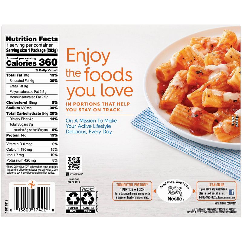 Lean Cuisine Frozen Five Cheese Rigatoni - 10oz