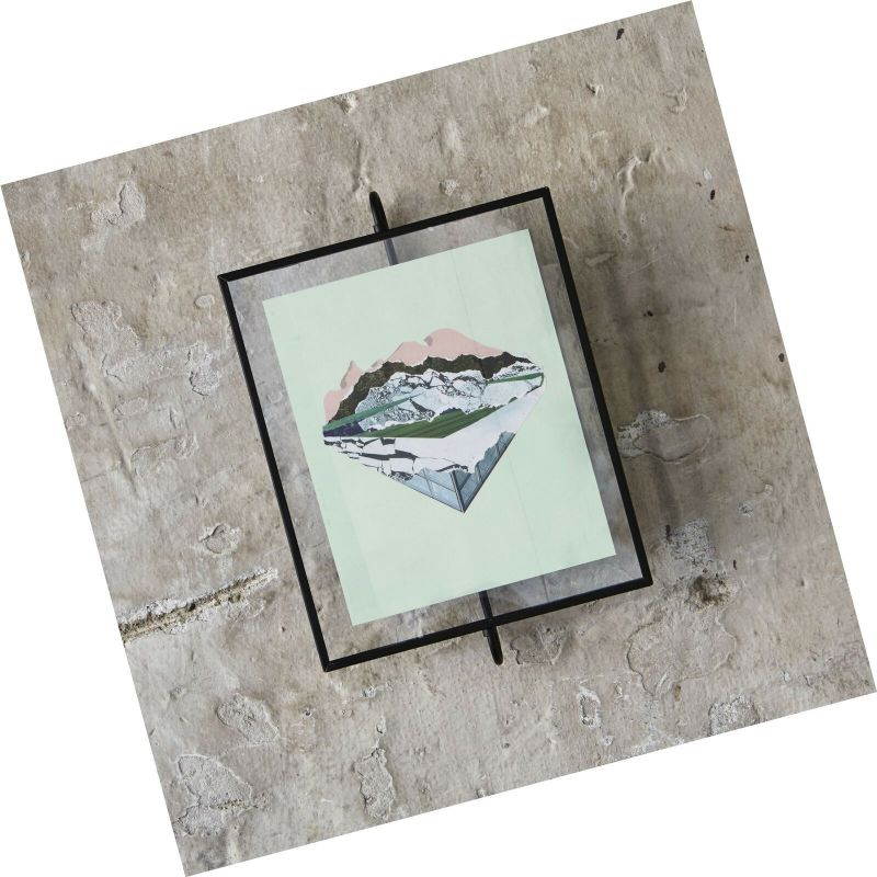 Umbra 1005428-040 8 x 10 in. Phantom Wall Picture Floating Frame, Black