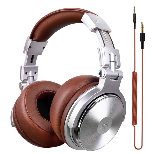 Professional Studio Headphones DJ Stereo Headphones Studio Monitor Gaming Headset 3.5mm 6.3mm Cable For Xiaomi Phones PC