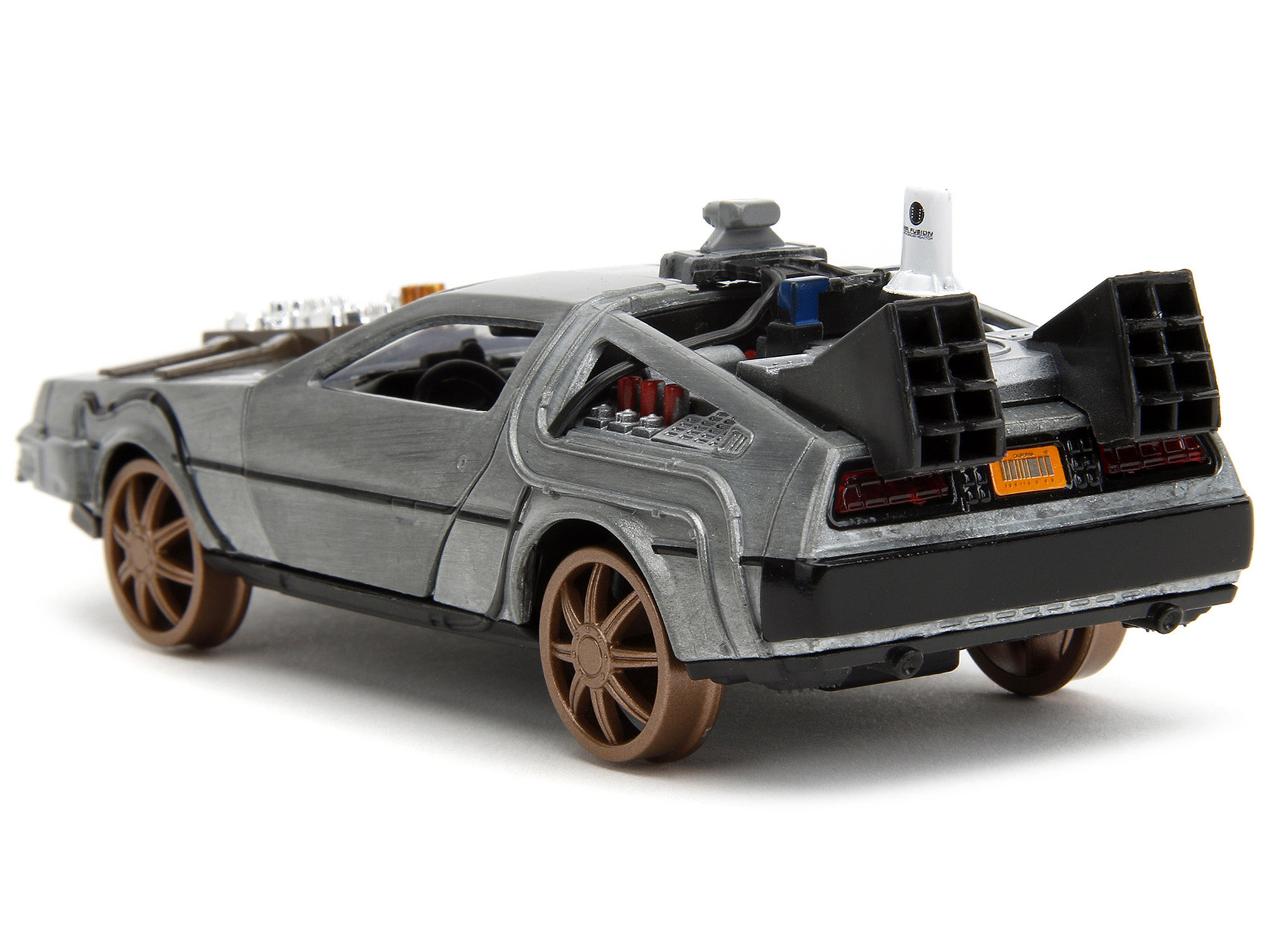 DMC DeLorean Time Machine with Doc Brown Figure "Back to the Future" (1985) Movie Diecast Model Car by Corgi
