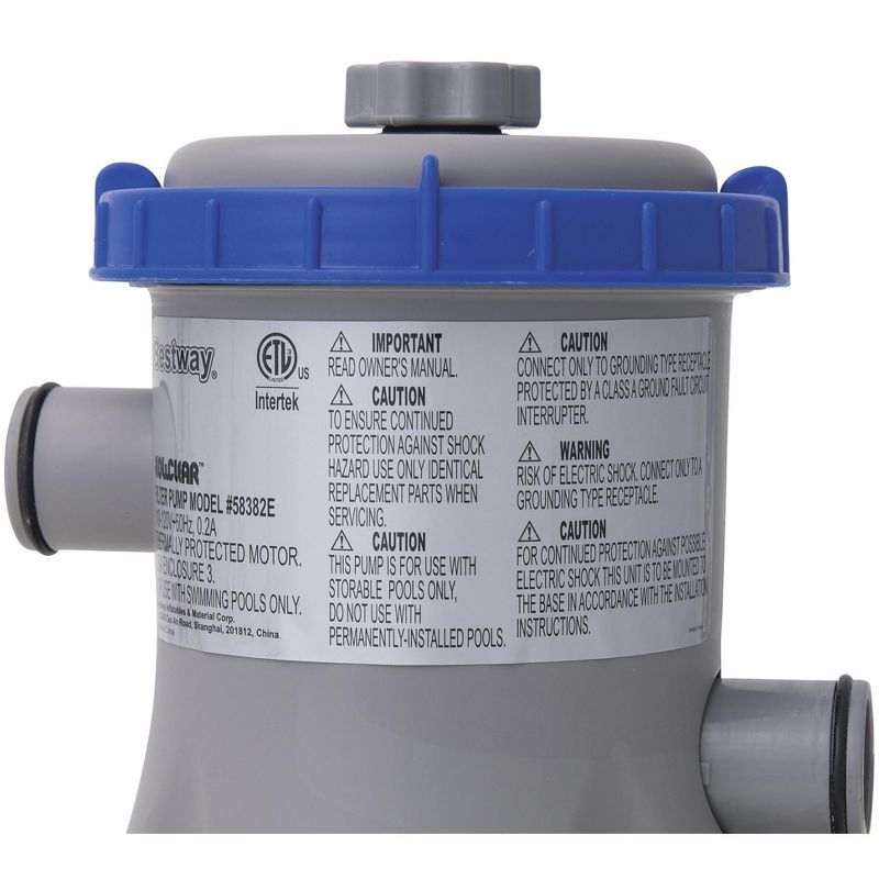 Bestway 56412E Steel Pro 9.8ft x 6.6ft x 26in Outdoor Rectangular Frame Above Ground Swimming Pool Set with 330 GPH Filter Pump and Repair Patch, Blue