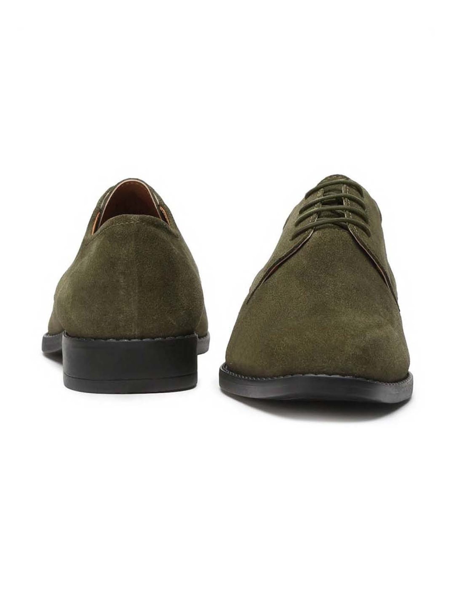 Louis Stitch Men's Seaweed Green Derby Shoes