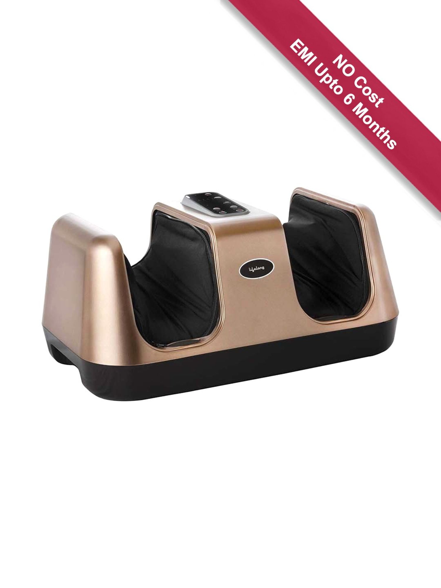 Lifelong LL90 40W Square Foot Massager (Dark Brown)