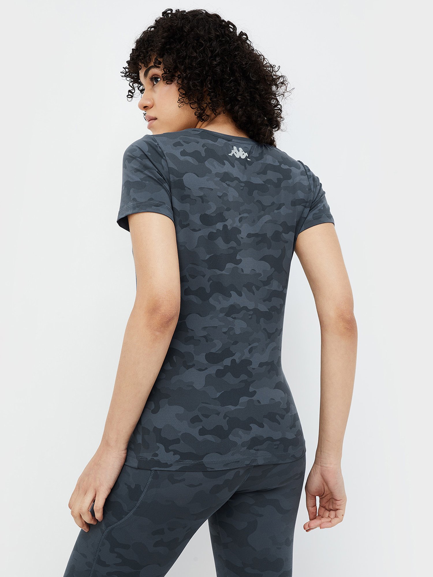 KAPPA Black Camo Print T-Shirt