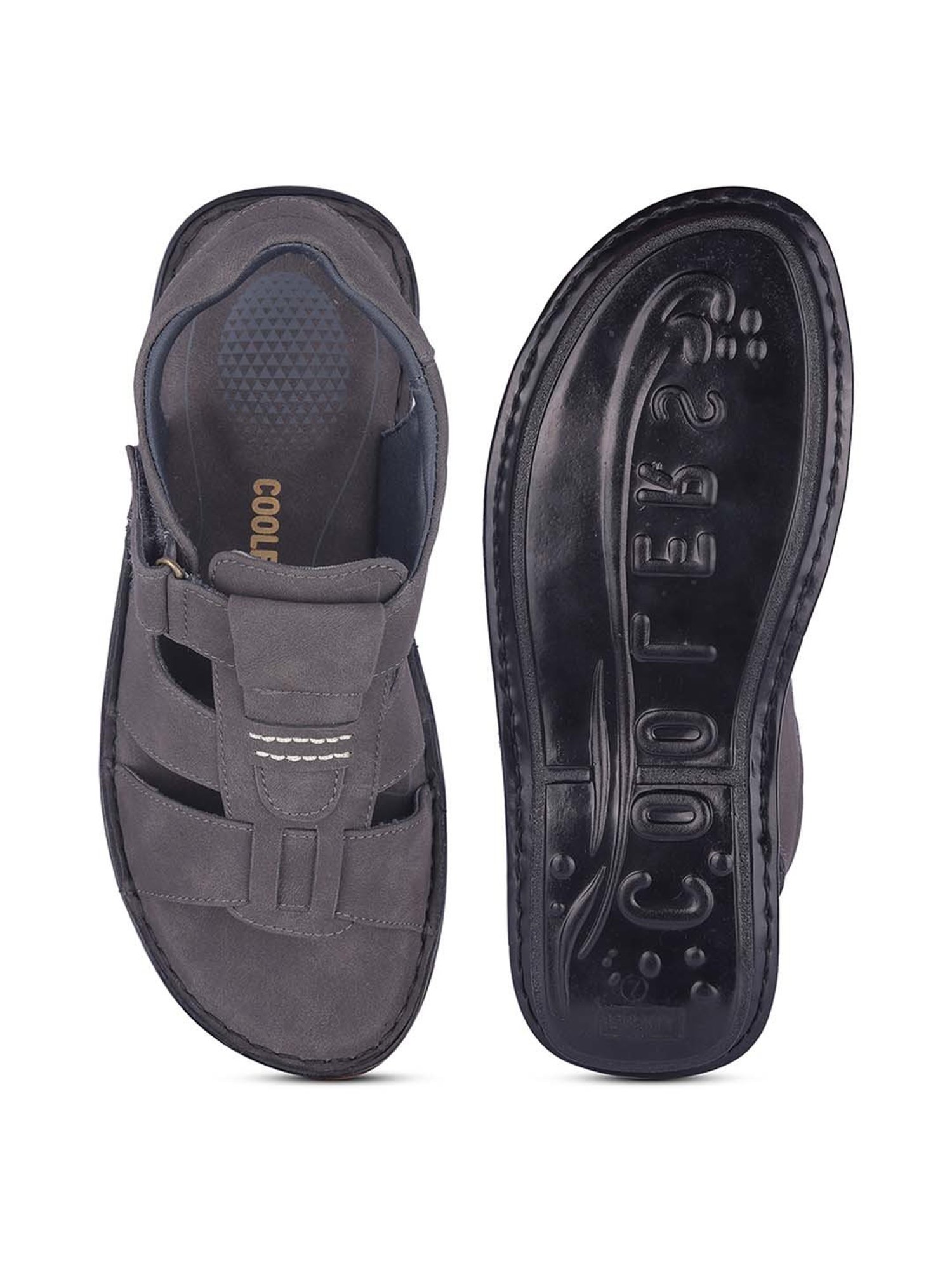 Coolers by Liberty Men's Grey Fisherman Sandals