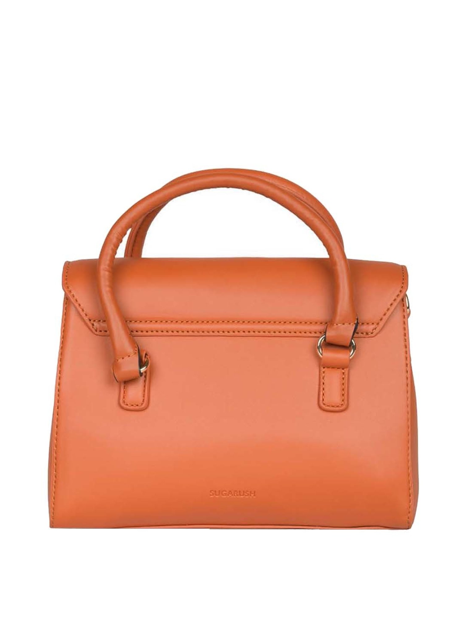 Sugarush Roxane Tan Solid Medium Handbag