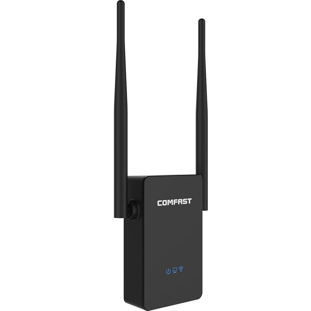 COMFAST 300M Dual Antenna WiFi Repeater Router AP Enhanced Extender CF-WR302S US Plug