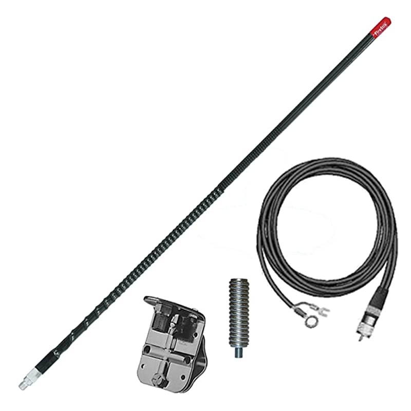FG3648B Three foot Noground plane CB antenna kit Black