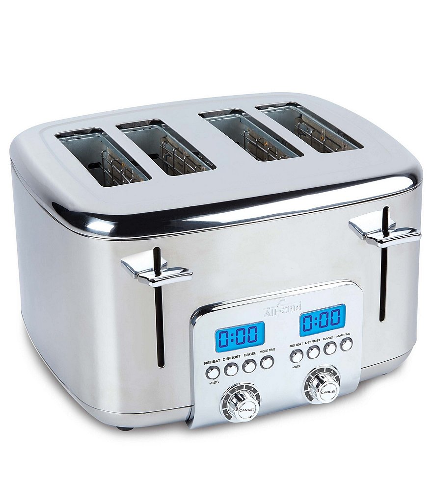 All-Clad Digital Stainless Steel 4-Slice Toaster