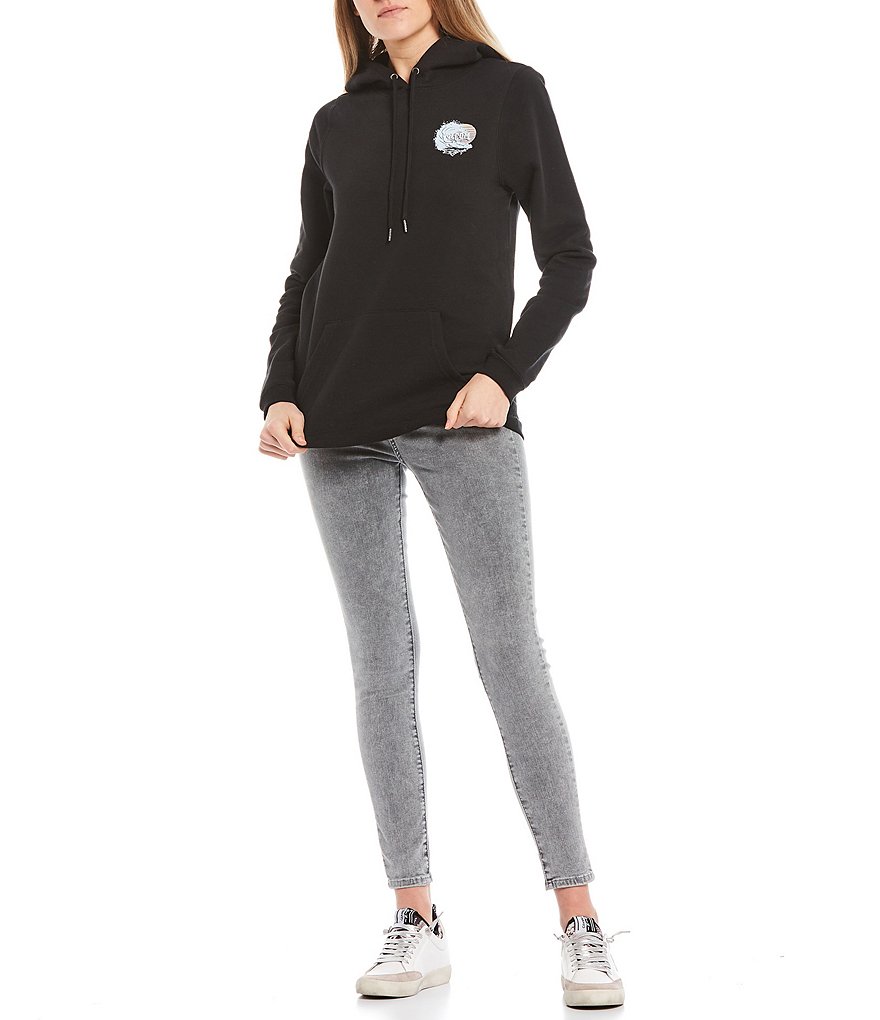 Volcom Volcation Sunset Wave Graphic Fleece Pullover Hoodie