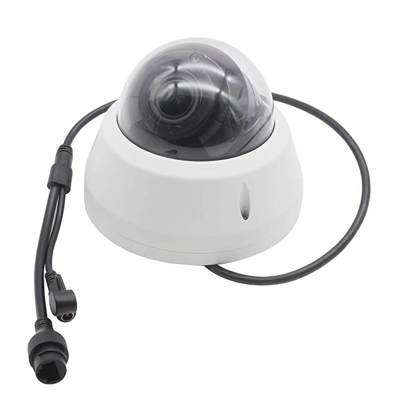 5MP PTZ PoE IP Dome Camera 5X Optical Zoom Security Camera with Audio 2.7-13.5mm Motorized Lens Outdoor Waterproof Video Surveillance Camera Dome Night Vision with Wall Mount Bracket