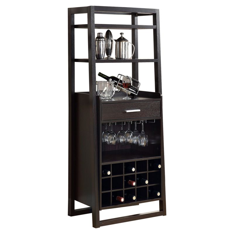 Home Bar Ladder Style Cappuccino - EveryRoom