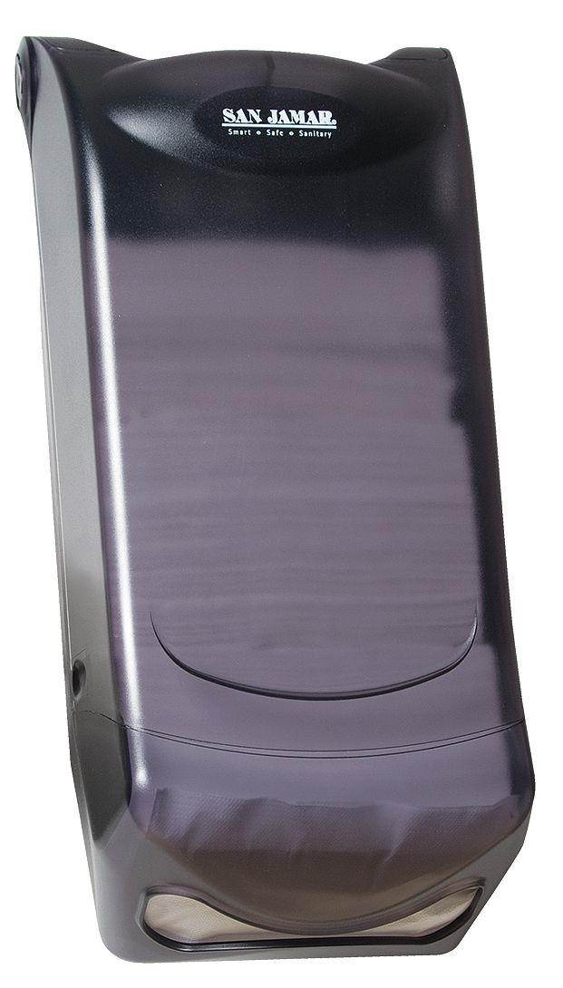 SAN JAMAR H5003PTBK Plastic,Color Black,600,Napkin Dispenser