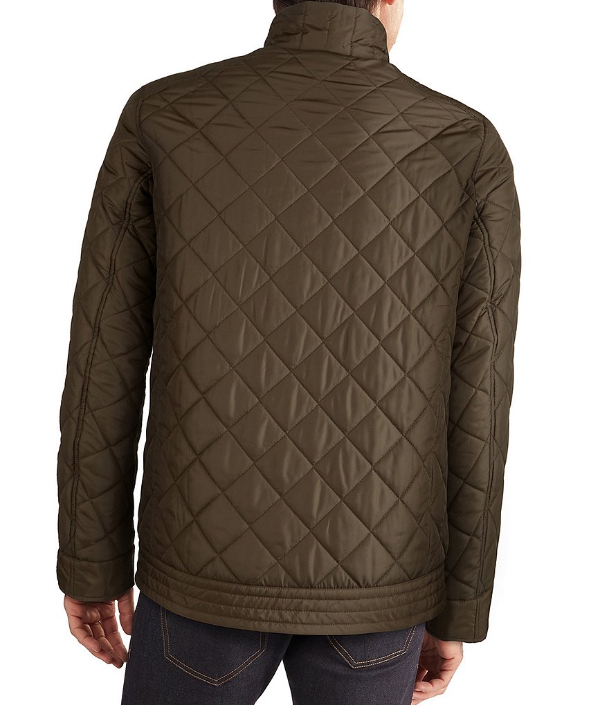 Cole Haan Long-Sleeve Diamond-Quilted Jacket