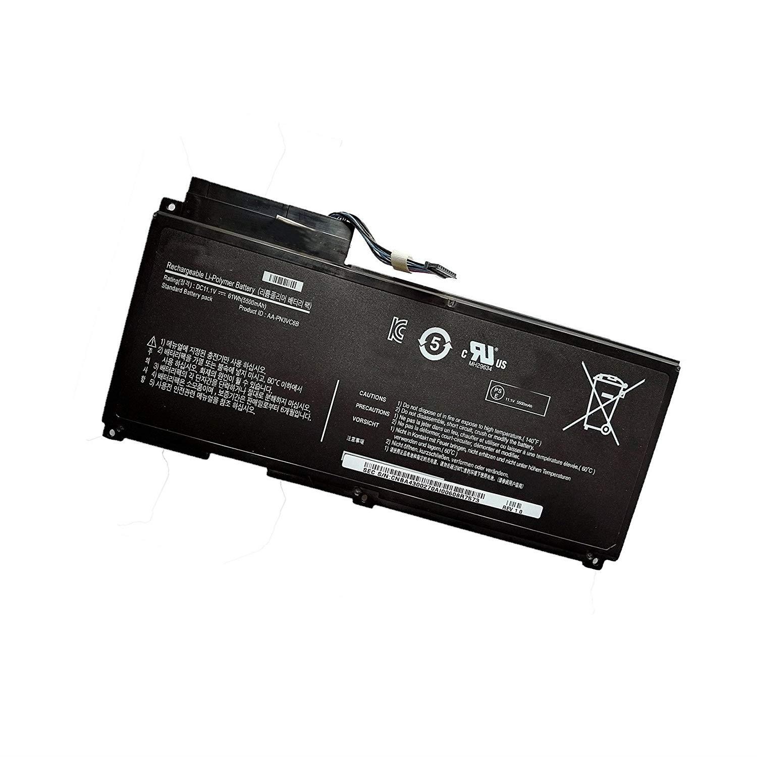 New Replacement Battery for Samsung NP-SF511, QX410-S02, 410-j01, QX412 NP-SF310 NP-SF410, NP-SF510 AA-PN3NC6F AA-PN3VC6b