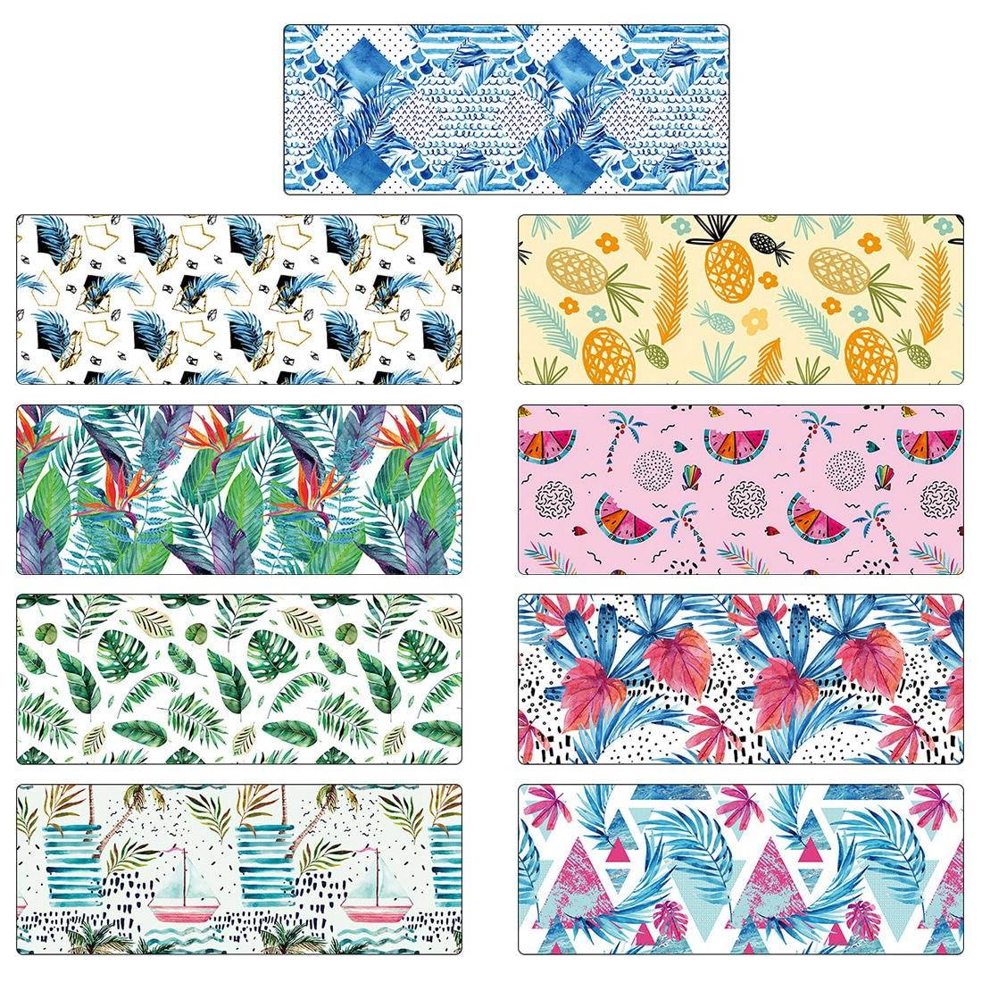 Fashion Oversized Rainforest Fruit Rubber Mouse Pad DIY Mouse pad Mice Gamer Keyboard Mat Table Protector Soft Gaming Mousepad