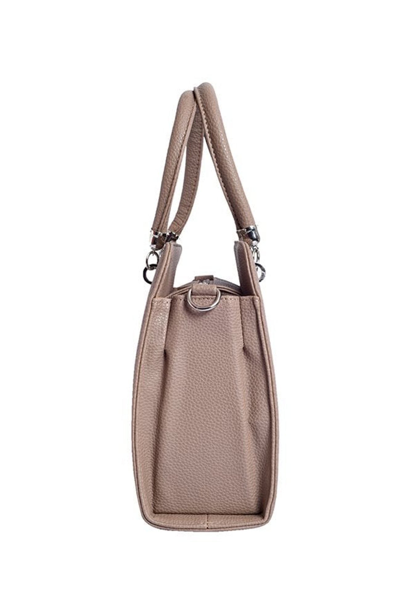Lino Perros Beige Solid Handbag