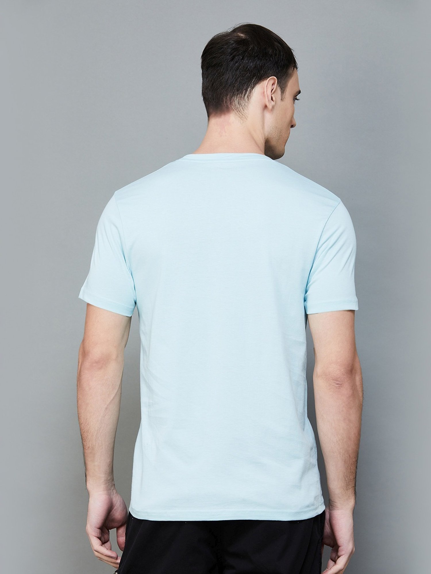 BOSSINI Sky Cotton Regular Fit Printed T-Shirt