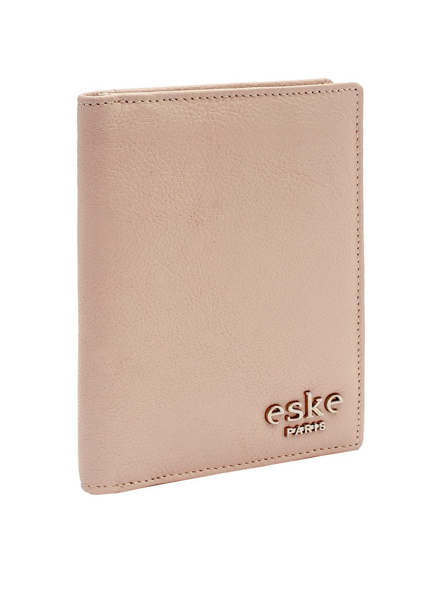 Eske Mabel Blush Pink Solid Small Passport Holder