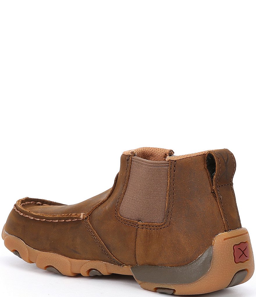 Twisted X Boys' Double Gore Driving Moc Boots (Youth)