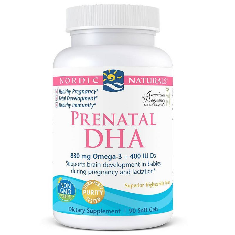 Nordic Naturals Prenatal DHA Softgels Dietary Supplement - 90ct