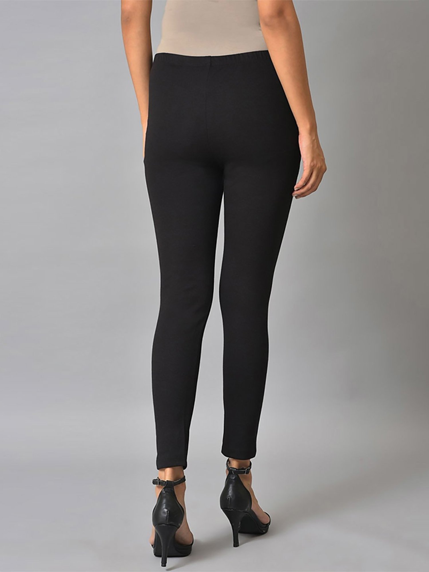 Elleven Black Skinny Fit Leggings