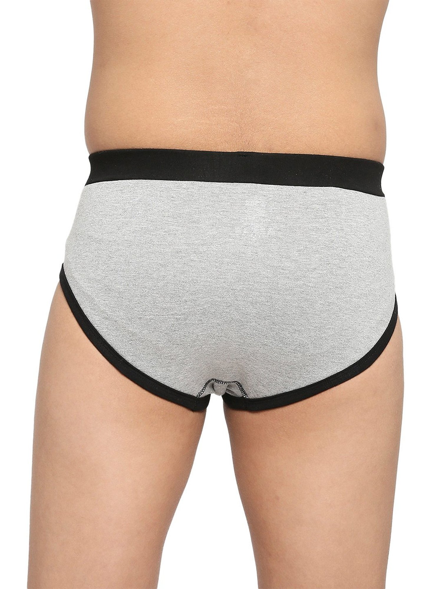 HOP Kids by Westside Yellow Printed Cotton Briefs - Pack of 5