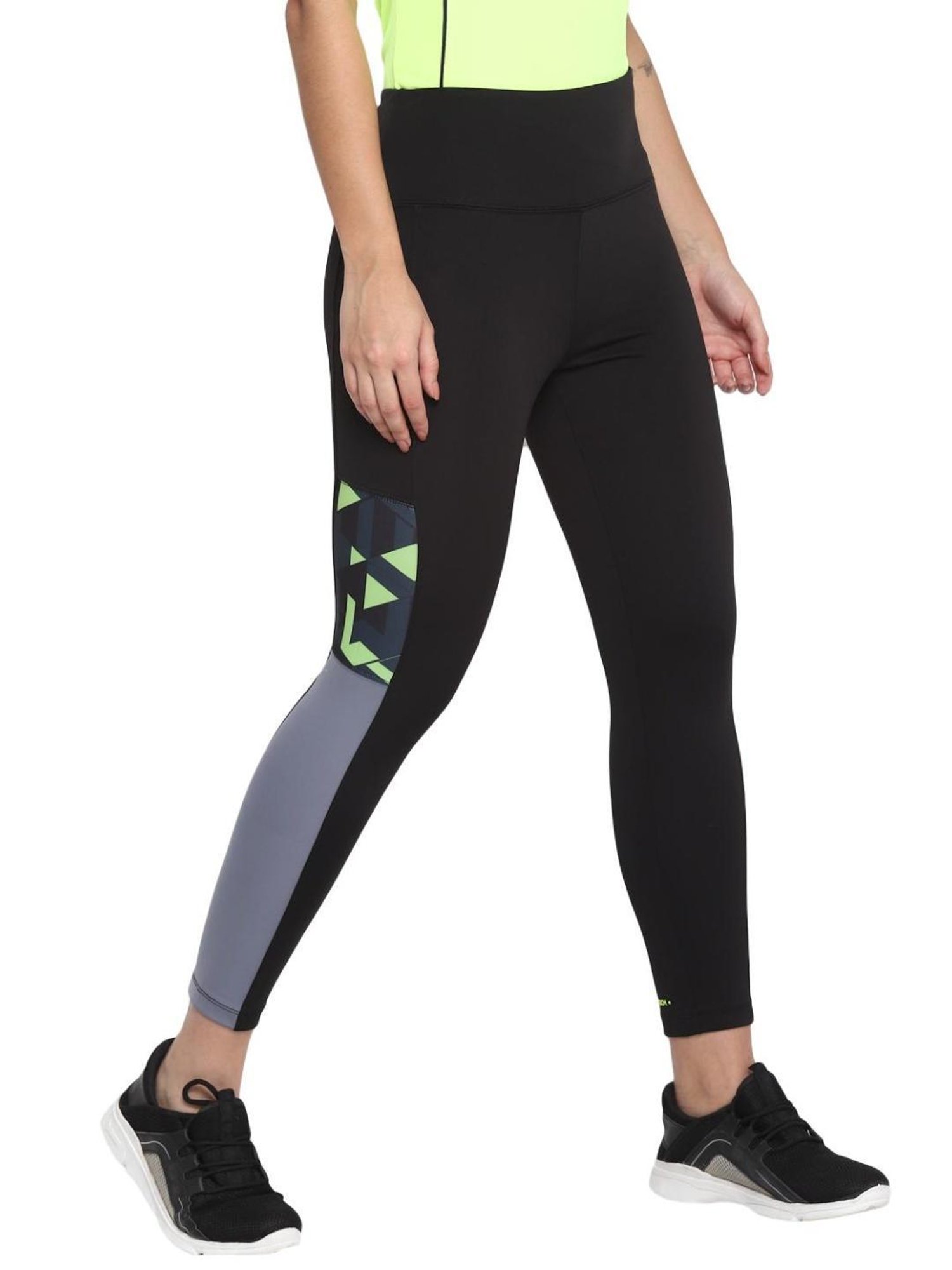 OFF LIMITS Black Color Blocked Tights